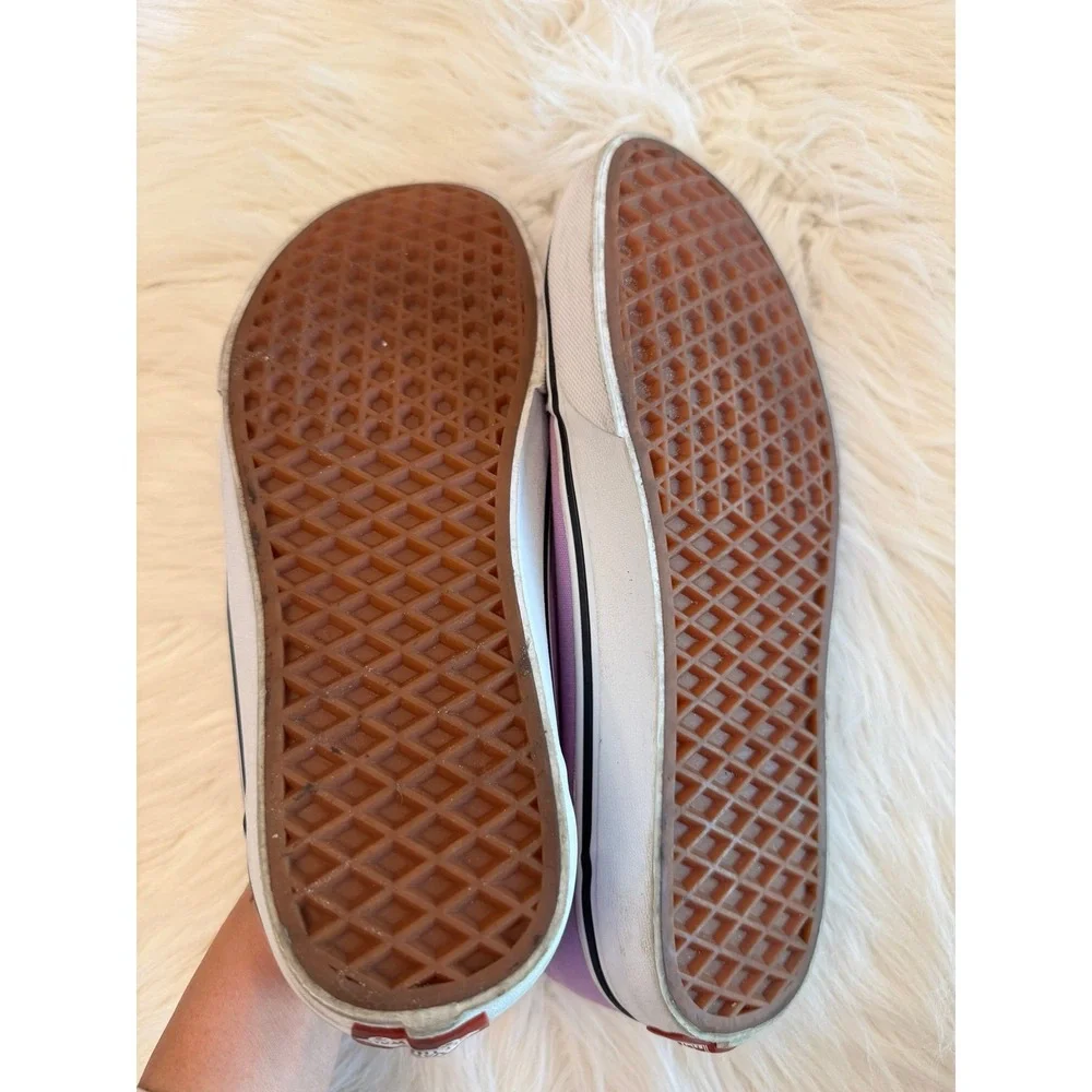 Vans purple sneakers size 10 women's